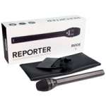 Rode Reporter (Reporter) Handheld Dynamic Omnidirectional Interview Mic. Supplied with pouch and mic flag. Black finish. Rode Reporter (Reporter) Handheld Dynamic Omnidirectional Interview Mic. Supplied with pouch and mic flag. Black finish.